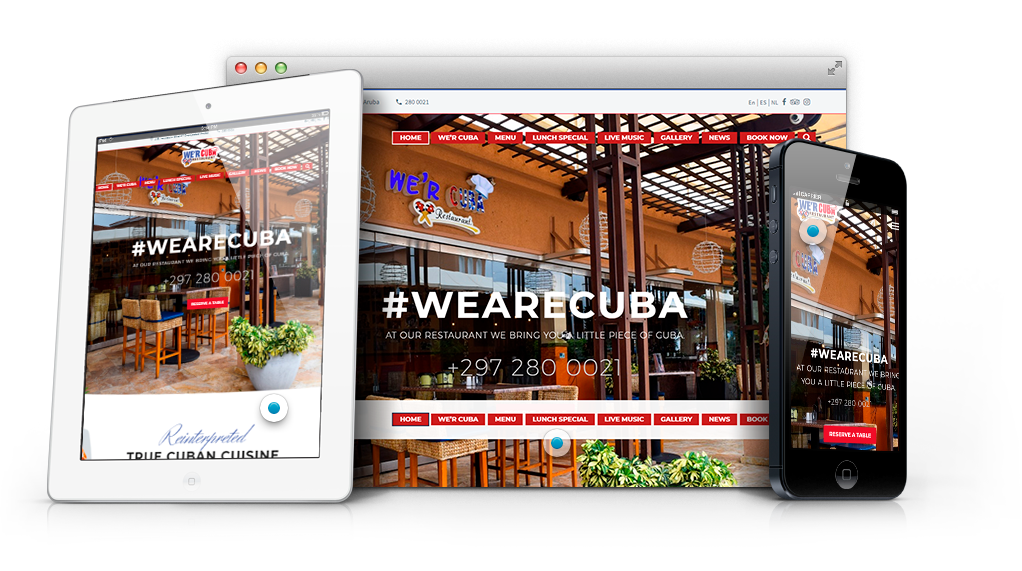 Website-design-aruba-Wercuba-Restaurant